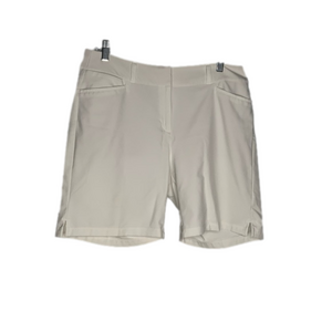 Adidas white‎ golf shorts.